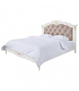 Кровать с мягким изголовьем двухспальная Romantic Gold 160