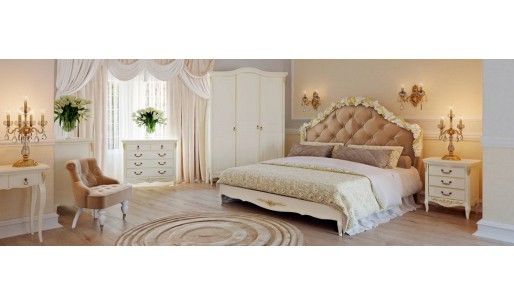 Кровать 3 Romantic Gold