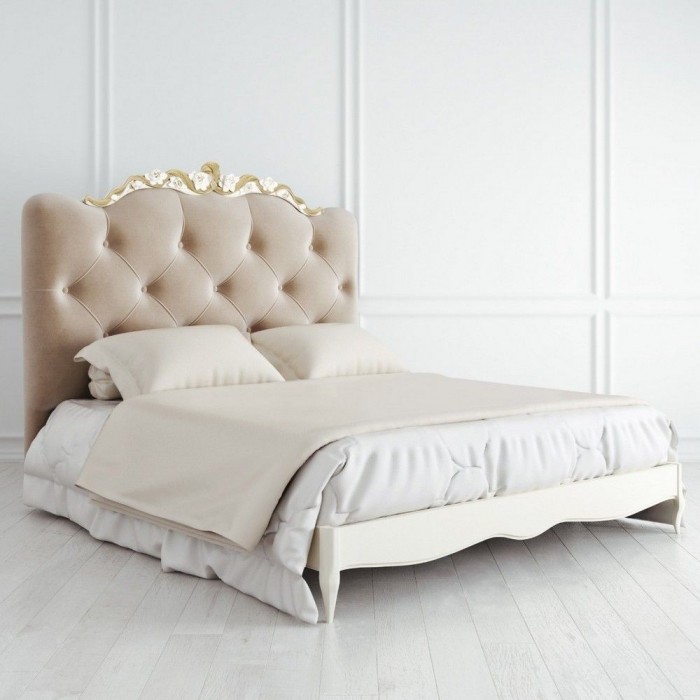 Кровать с мягким изголовьем Romantic Gold