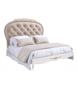 Кровать с мягким изголовьем Romantic 180D1