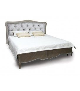 Кровать двуспальная Лаура с мягким изголовьем 160