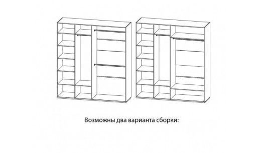 Шкаф 4-х дверный Астория
