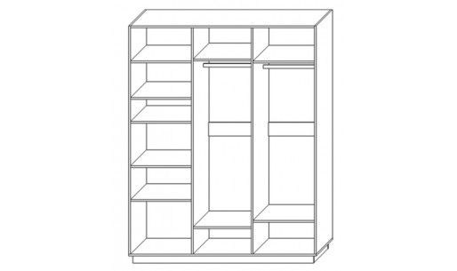 Шкаф для одежды "3Д Лайт" КМК 0551.9