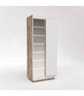 Шкаф для одежды "2Д Роксет" КМК 0554.11 (с зеркалом)
