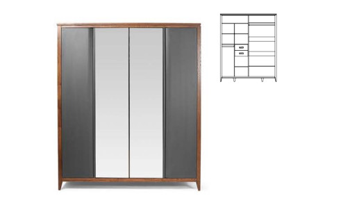 Шкаф 4-х дверный Аспен ГМ 8221-10