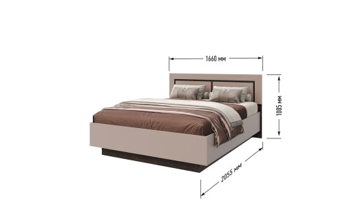 Кровать двуспальная Ривьера 1600