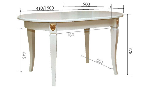 Стол обеденный Милана 10А